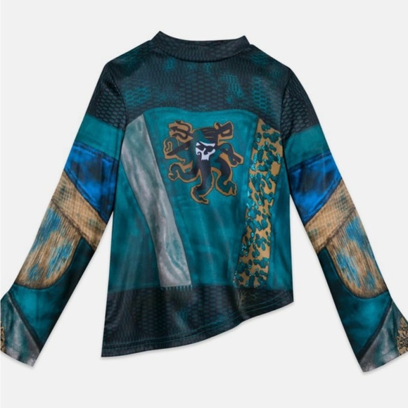 Disney Parks Descendants Uma Costume Girl’s 5/6 Youth Pirate Leather Jacket Belt - Picture 12 of 16